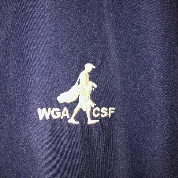 Footjoy Men’s Windbreaker Sleeveless Vest Navy Logo Golf Size XL - Picture 3 of 7